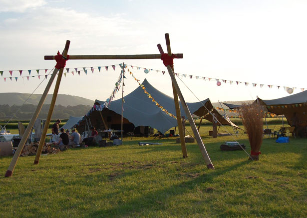 Celebrations at the Party Field Lewes